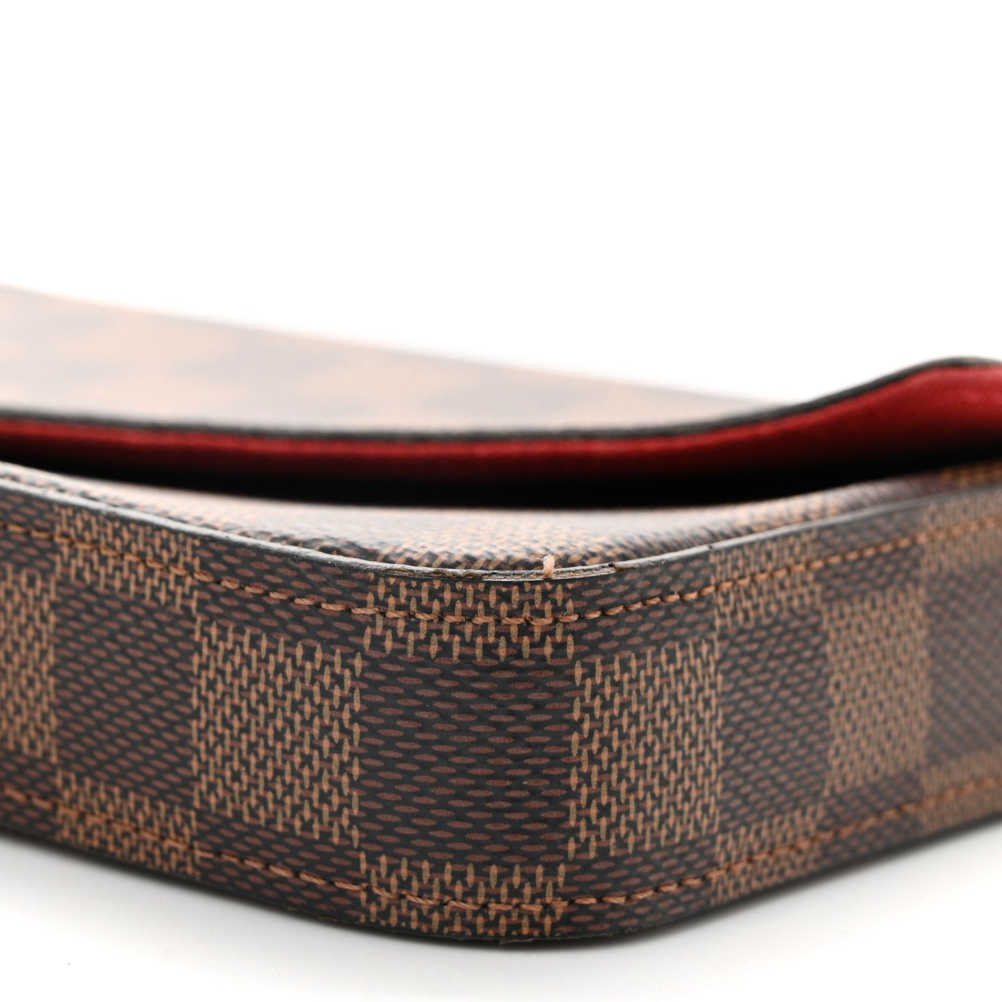 Damier Ebene Pochette Felicie Chain Wallet