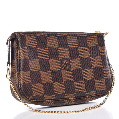 Louis Vuitton Damier Ebene Mini Pochette Accessories 3 of 8