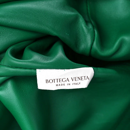 Bottega Veneta Smooth Butter Calf The Pouch Oversized Clutch Racing Green 8 of 11