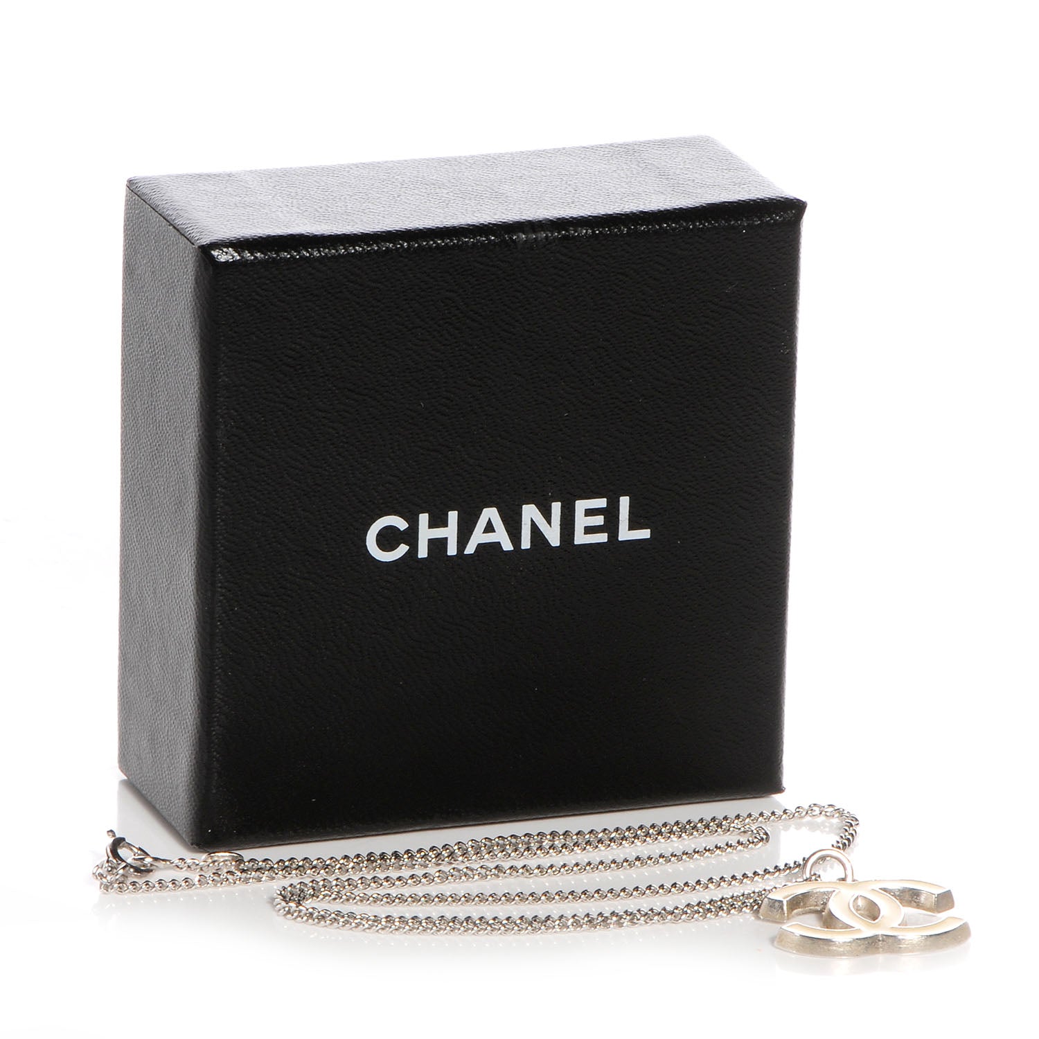 Chanel Enamel CC Necklace Beige 7 of 7