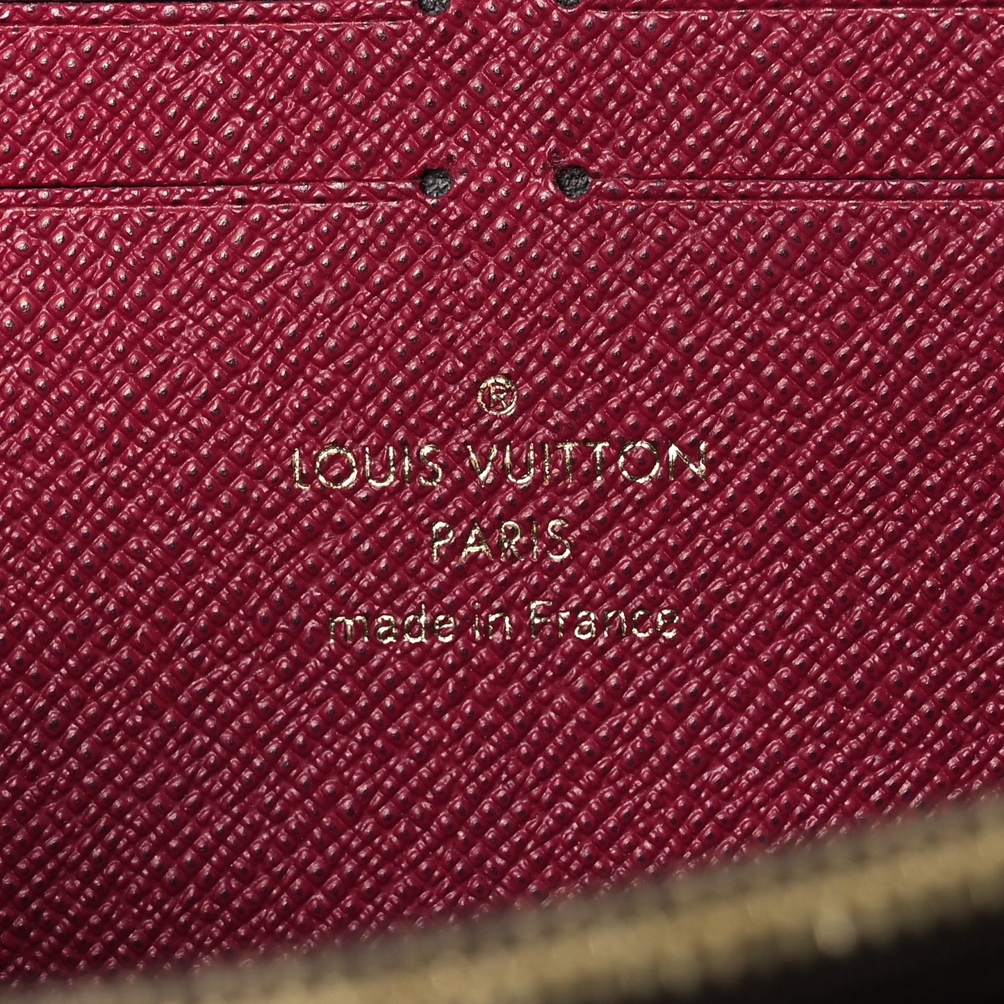 Monogram Clemence Wallet Fuchsia