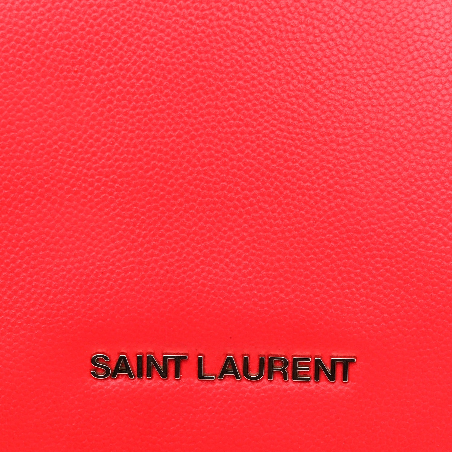 Saint Laurent Grain de Poudre Classic Letters Chain Wallet Fuchsia 6 of 14