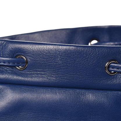 Chanel Lambskin Quilted Small Urban Spirit Backpack Blue 9 of 14