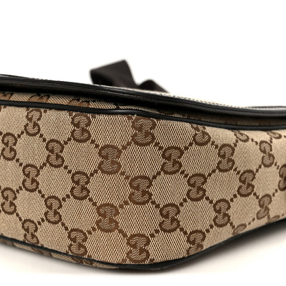 Gucci Monogram Flap Messenger Bag Beige Dark Brown 11 of 11