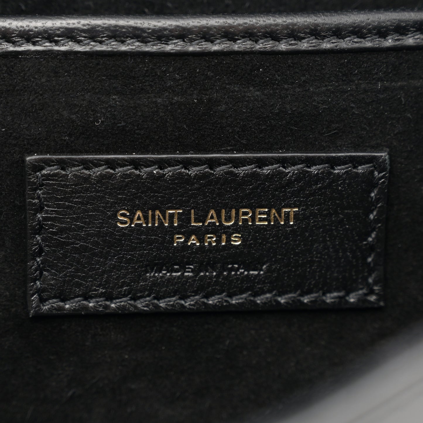 Smooth Calfskin Small Charlie Shoulder Bag Black