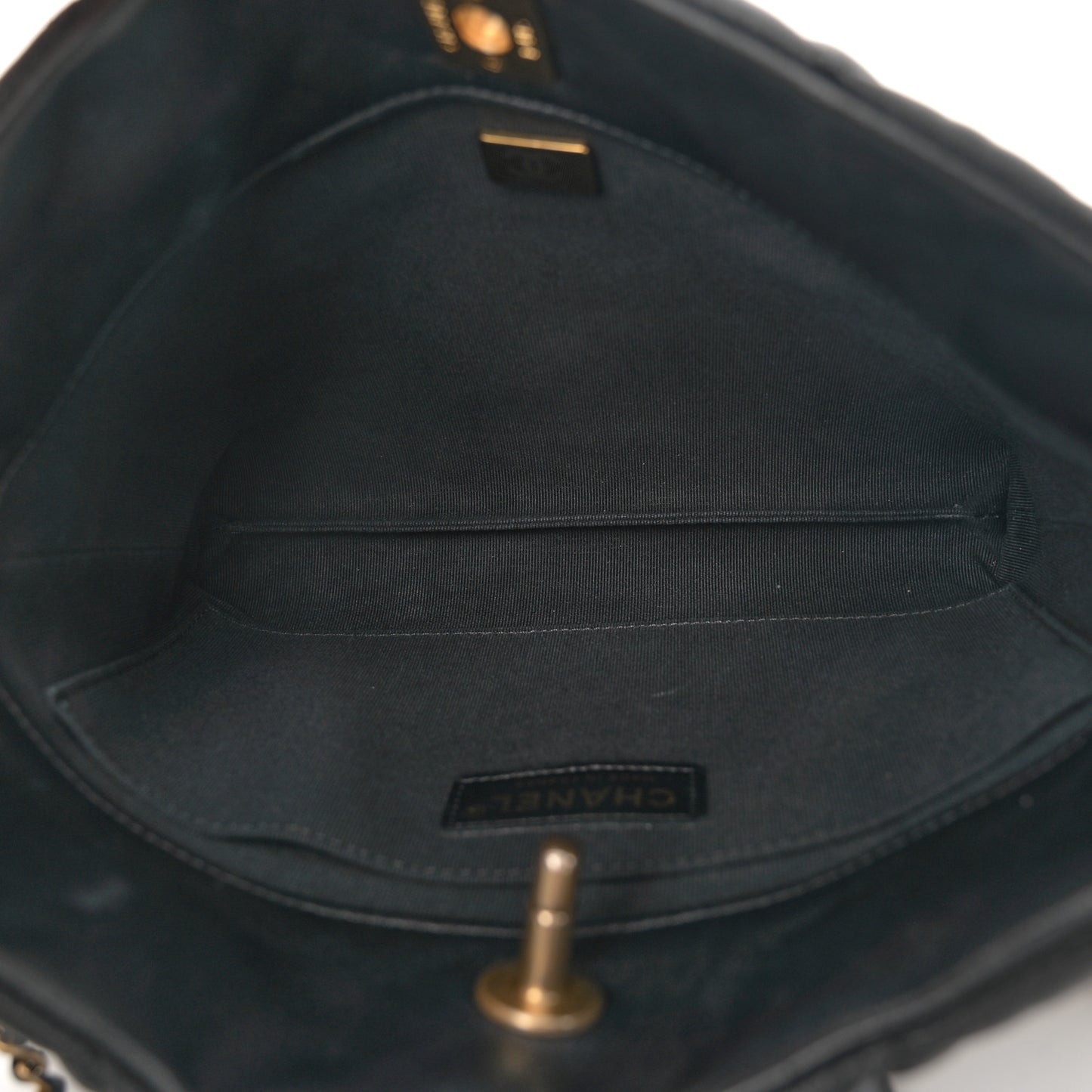 Lambskin Quilted Crush on Chains Hobo Black