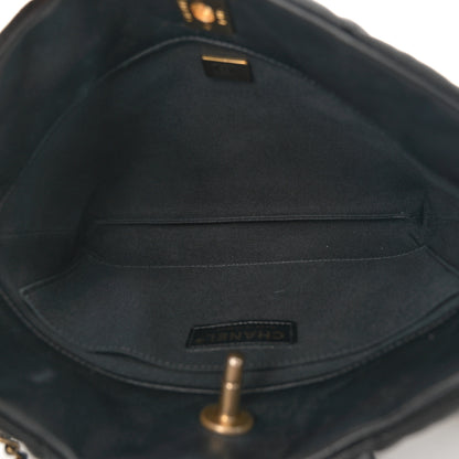 Chanel Lambskin Quilted Crush on Chains Hobo Black 5 of 10