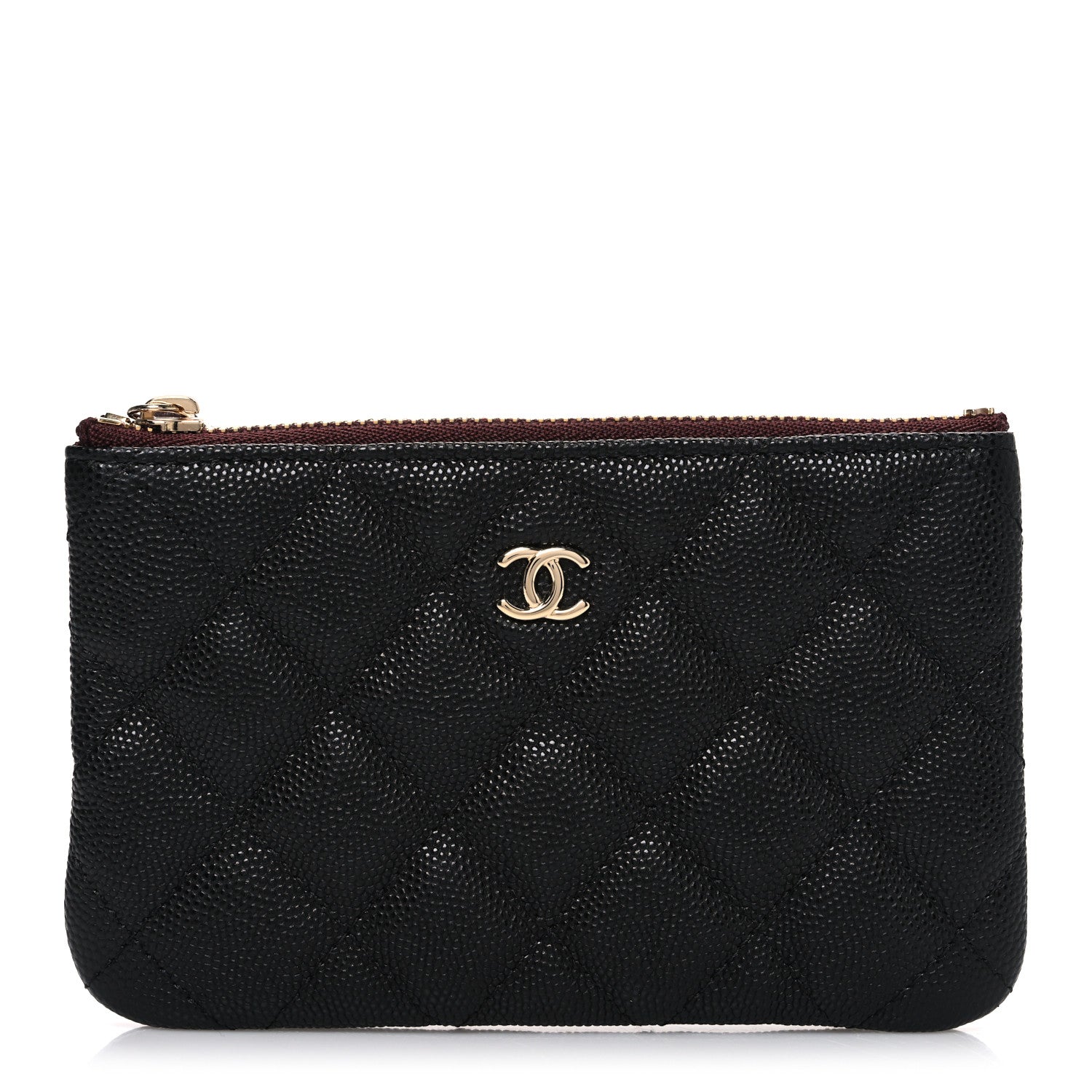 Chanel Caviar Quilted Small Cosmetic Case Black 1 of 7