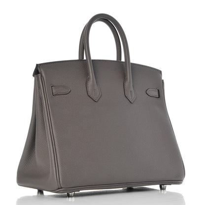 Hermes Togo Birkin 25 Etain 3 of 34