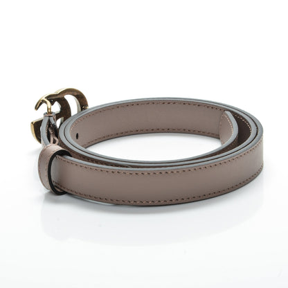 Gucci Calfskin Double G 20mm Belt 75 30 Porcelain Rose 3 of 6