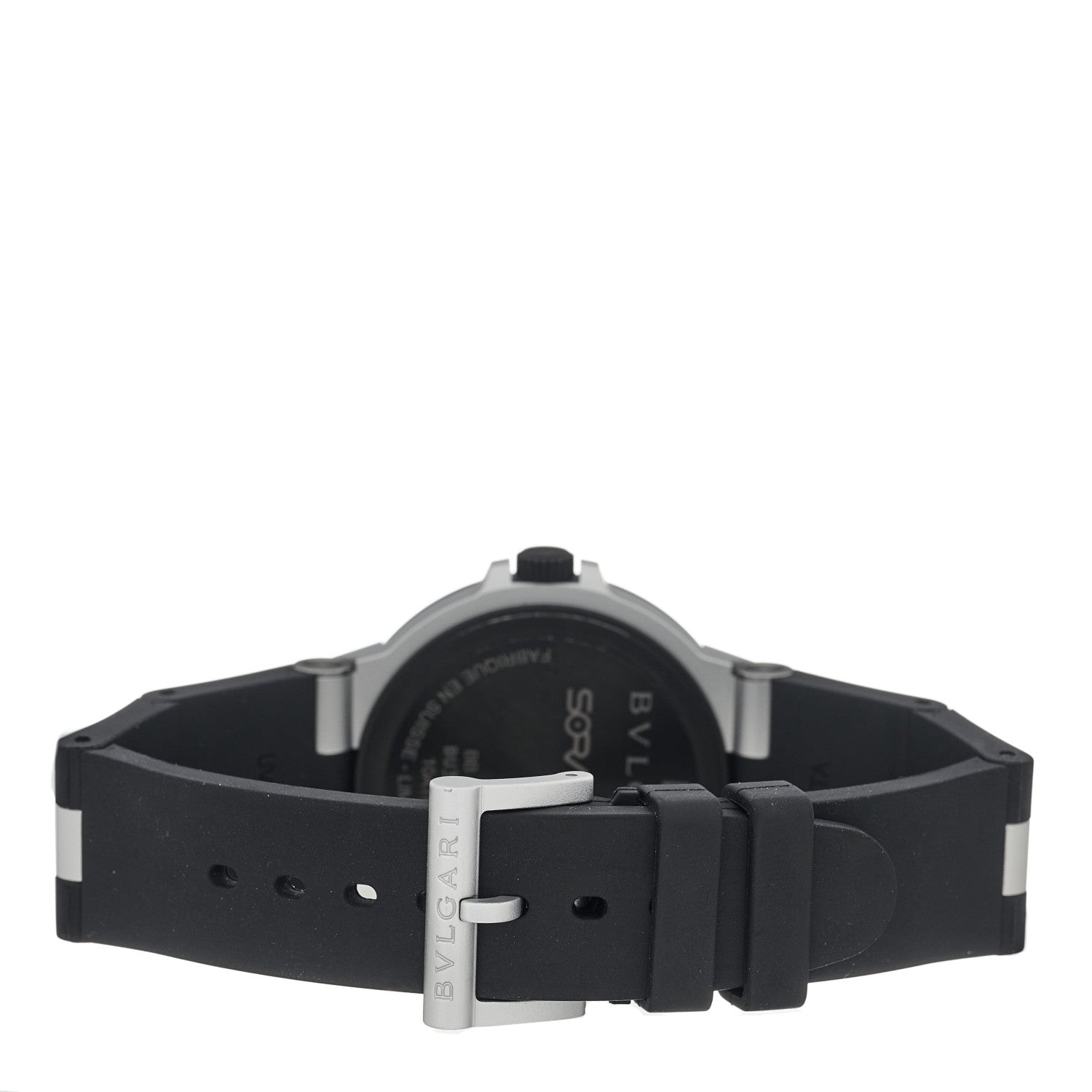 Bulgari Aluminum Rubber 40mm Sorayama Automatic Watch 3 of 4