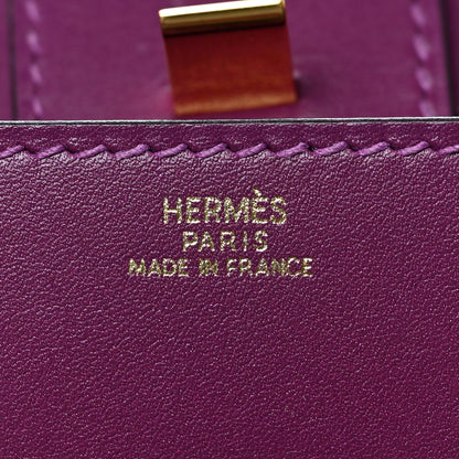 Hermes Tadelakt Medor 23 Clutch Anemone 6 of 9