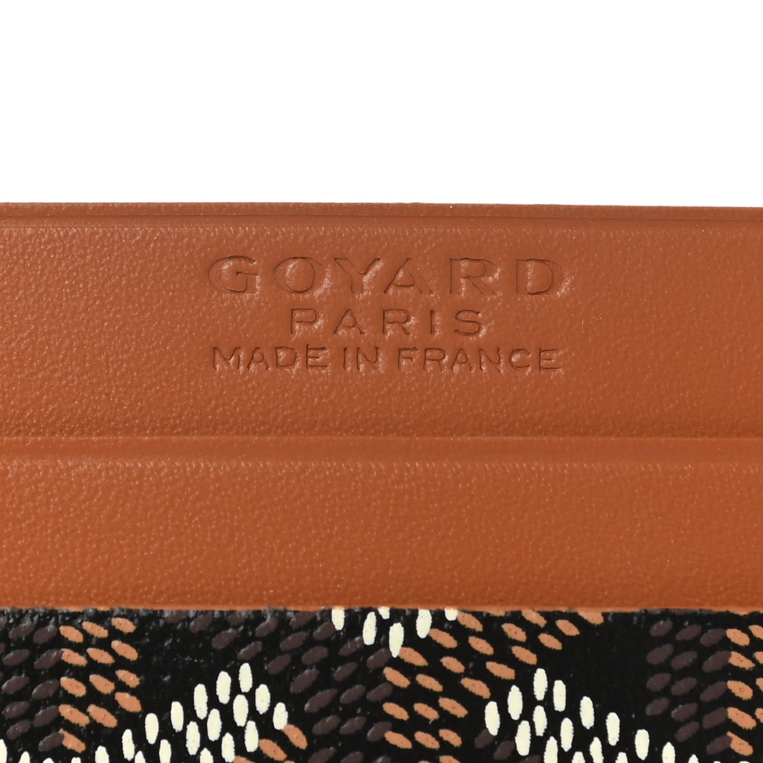 Goyard Goyardine Saint Sulpice Card Holder Black Gold 6 of 6