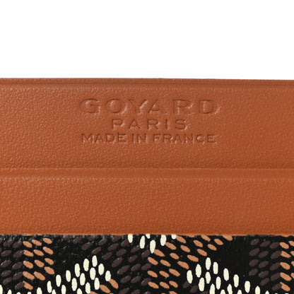 Goyard Goyardine Saint Sulpice Card Holder Black Gold 6 of 6