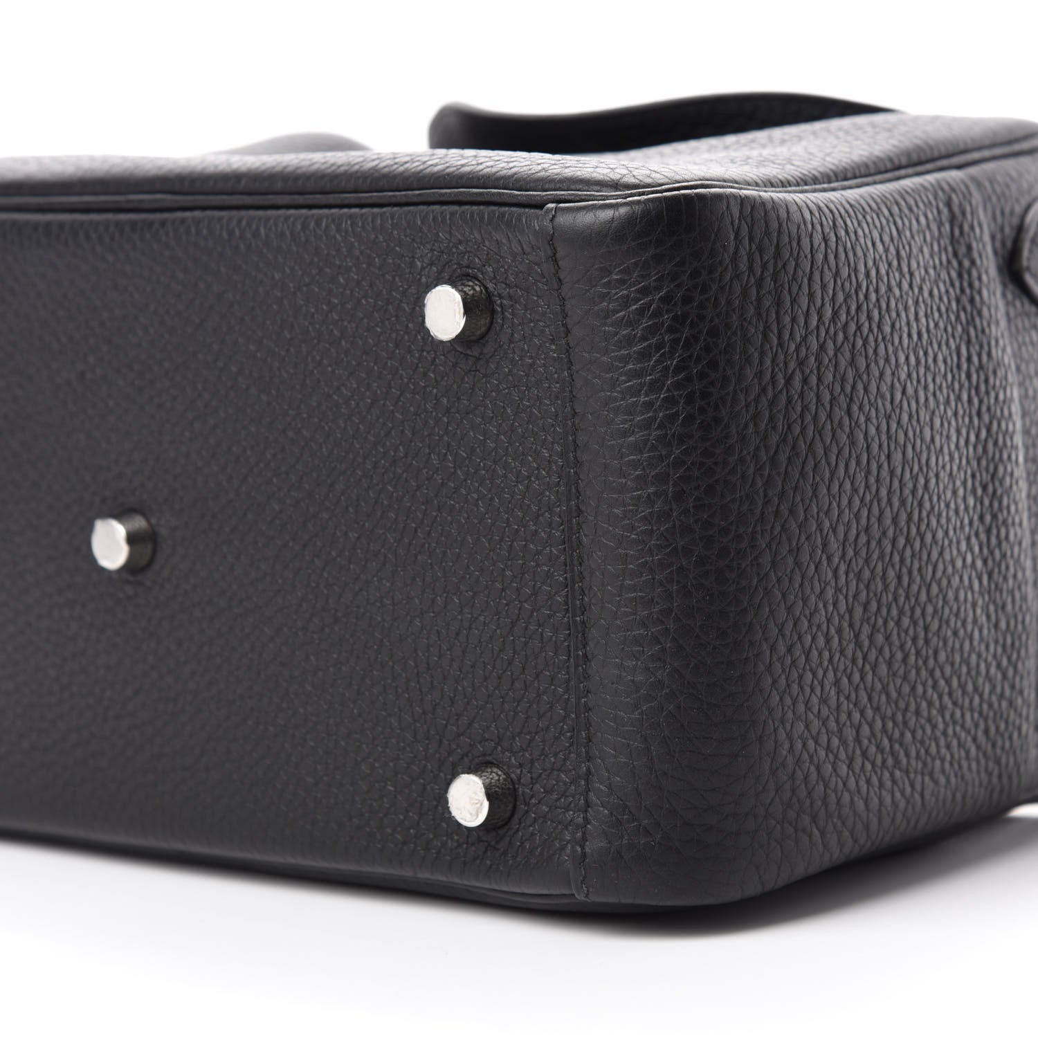 Hermes Taurillon Clemence Lindy 26 Black 7 of 11