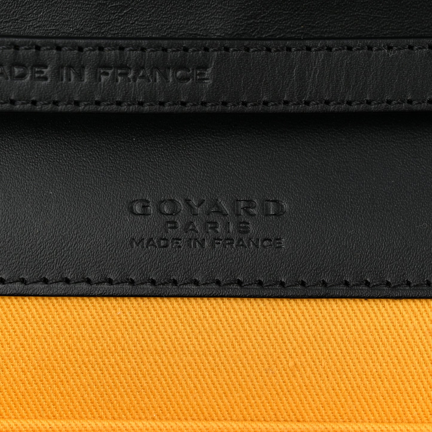 Goyardine Monte Carlo Bois Clutch With Strap Black