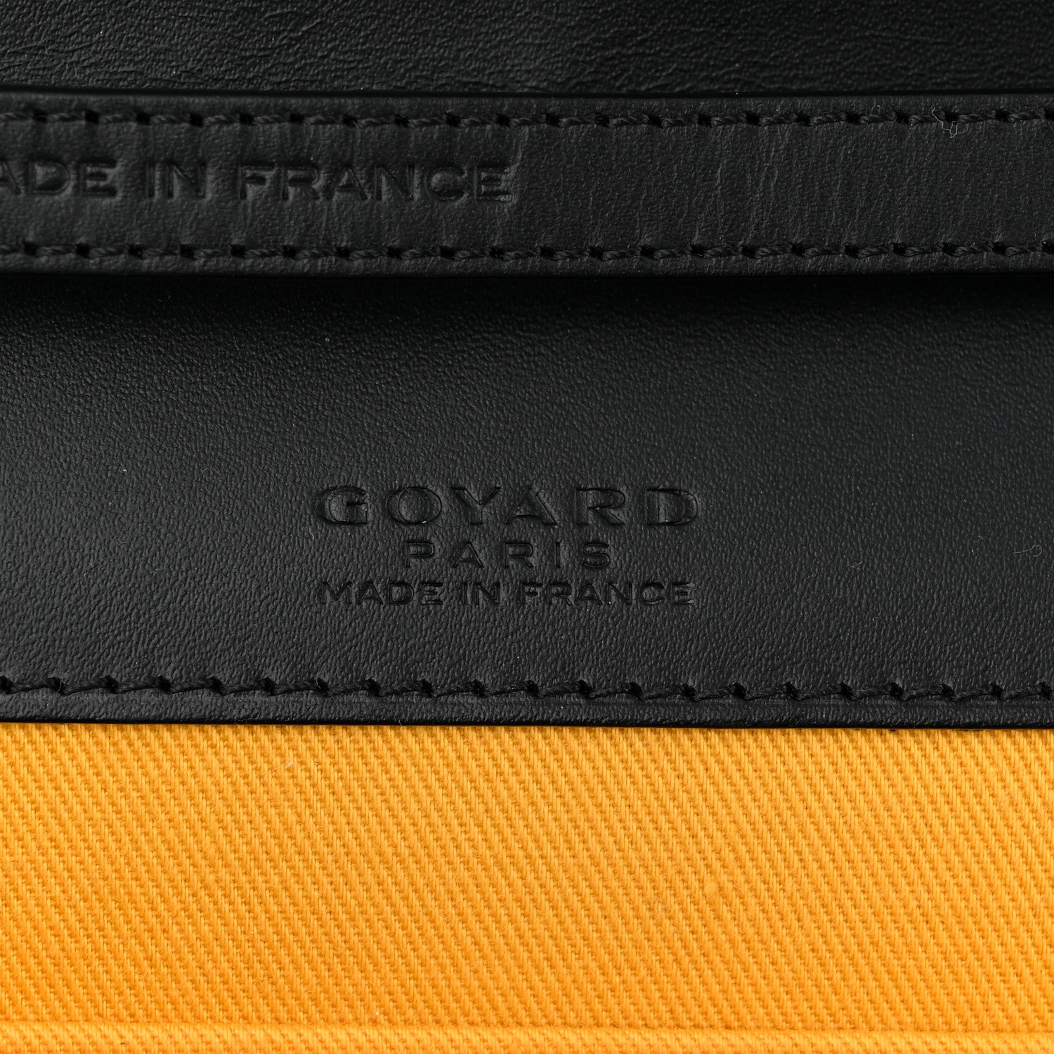 Goyard Goyardine Monte Carlo Bois Clutch With Strap Black 6 of 10