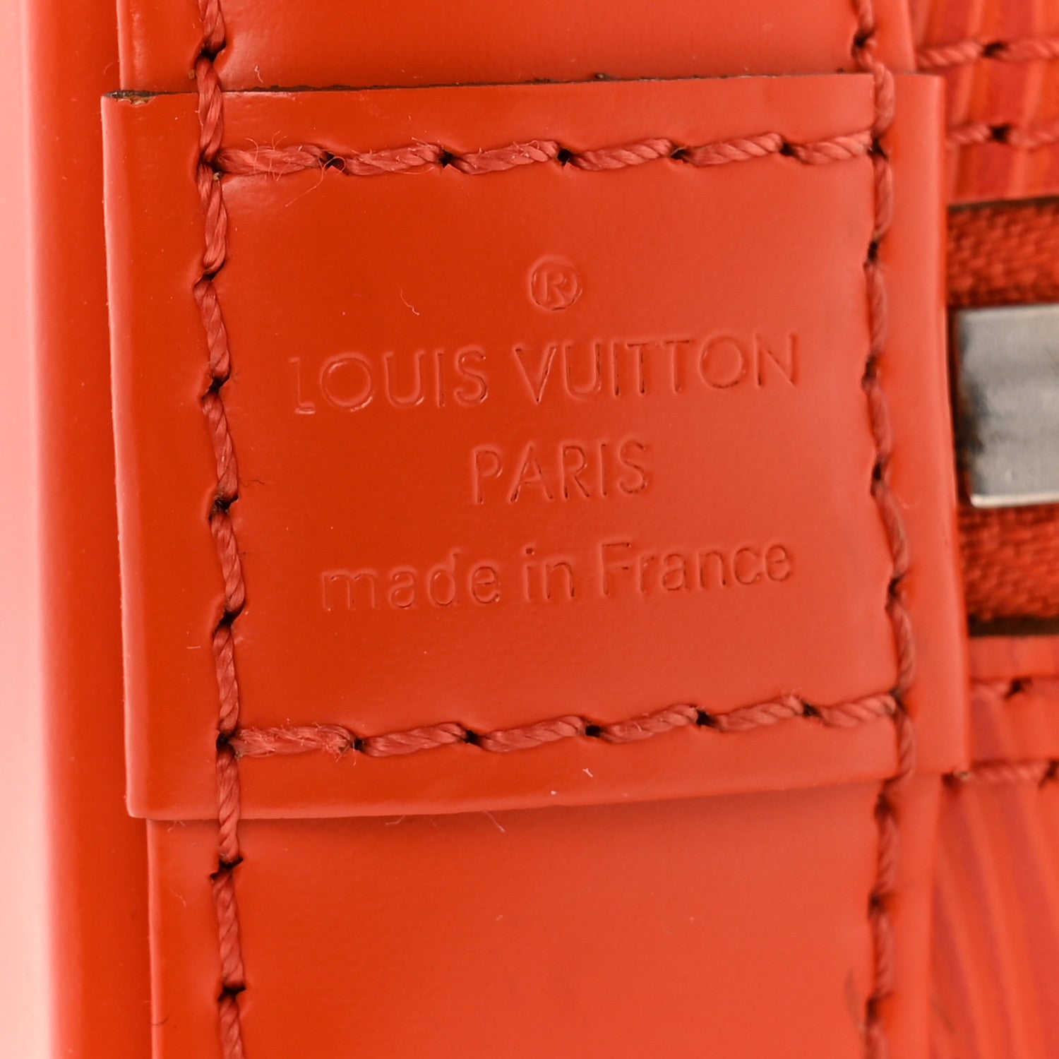 Louis Vuitton Epi Alma BB Piment 6 of 10