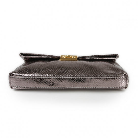 MARC by Snake on a Wire Clutch Metallic
