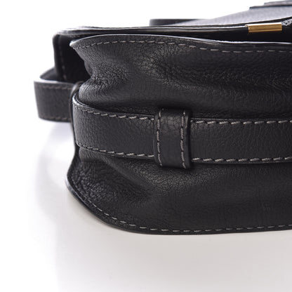 Chloe Calfskin Mini Marcie Round Crossbody Bag Black 9 of 10