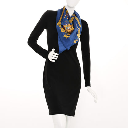Hermes Silk Les Tambours Scarf 90 2 of 7