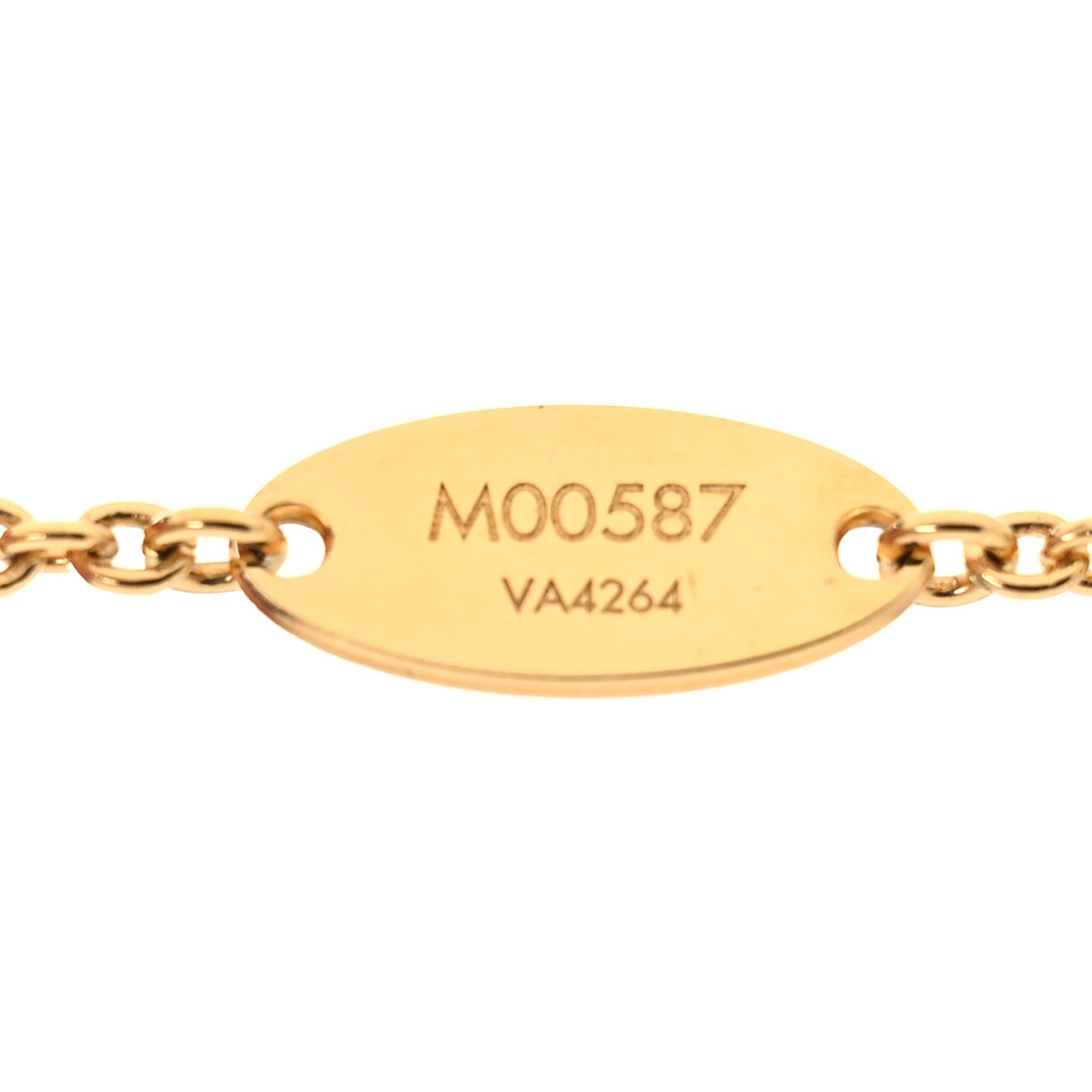 Metal Crystal LV Iconic Bracelet Gold