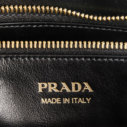 Prada Saffiano Whipstitch Medium Paradigme Bag Nero Black 6 of 6