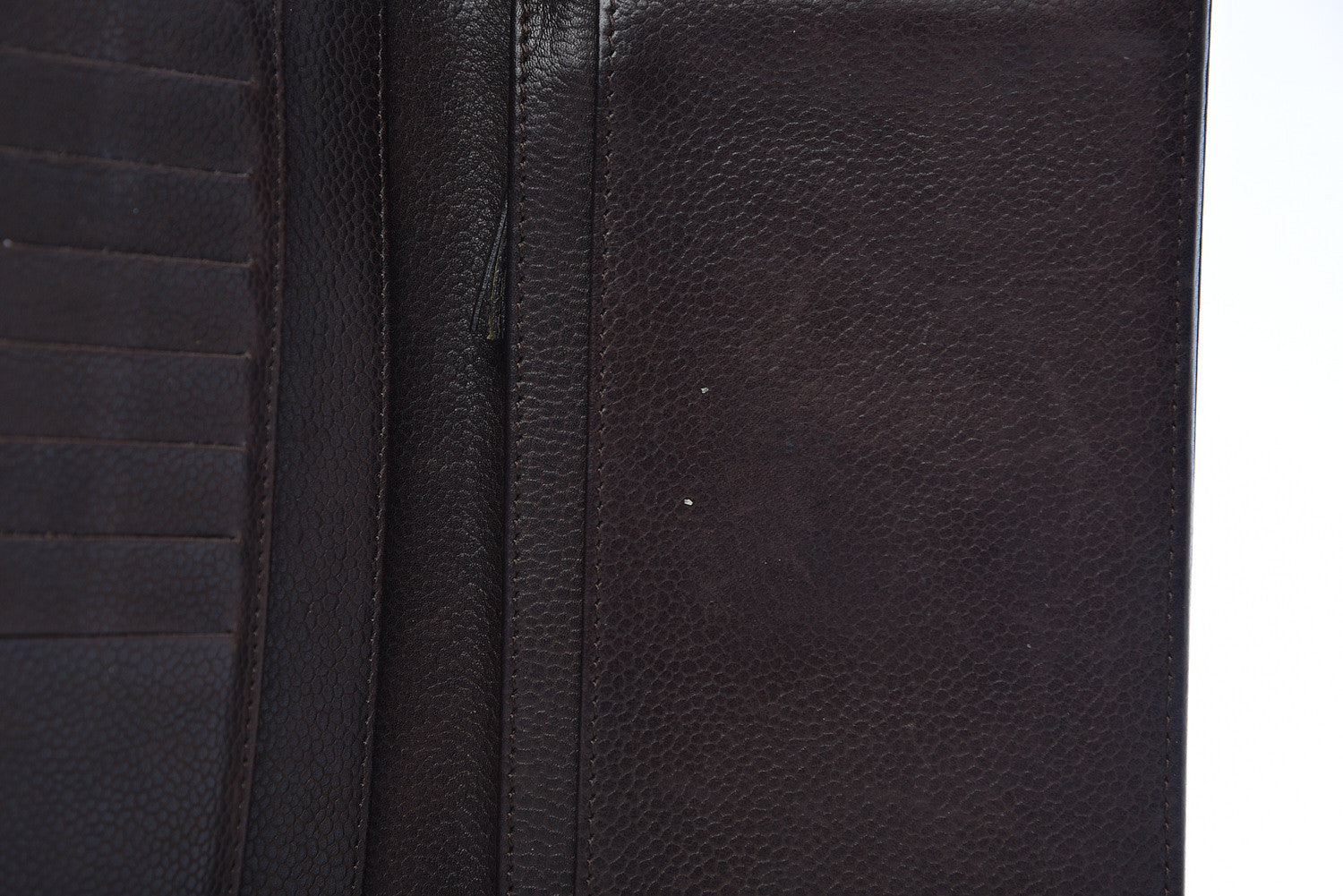 Chanel Caviar Timeless CC Yen Wallet Dark Brown 21 of 22