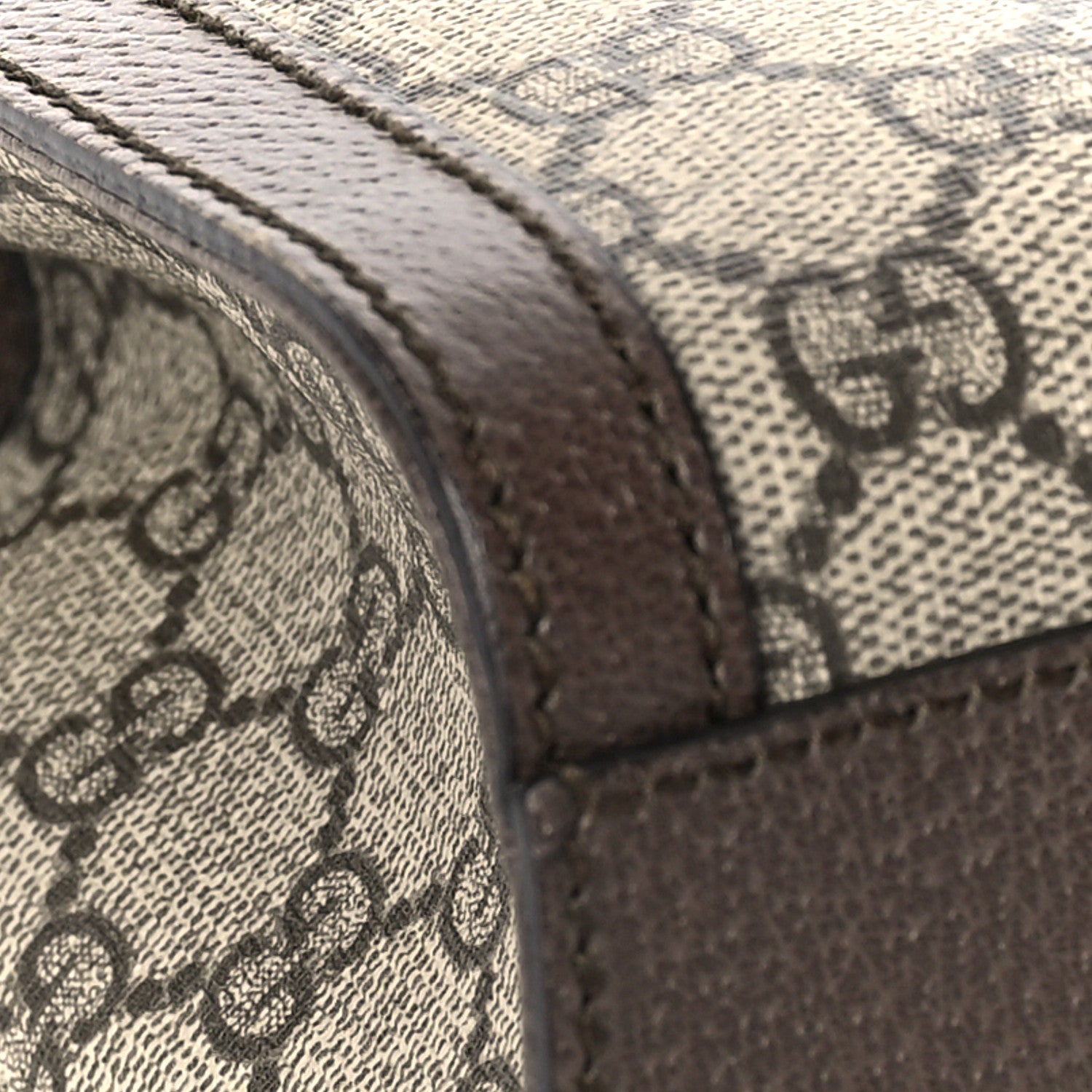 Gucci GG Supreme Monogram Small Ophidia Tote Bag Brown 8 of 9