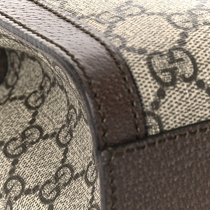 Gucci GG Supreme Monogram Small Ophidia Tote Bag Brown 8 of 9
