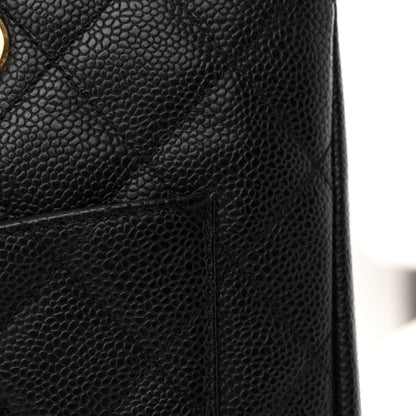 Chanel Caviar Quilted Grand Shopping Tote GST Black 21 of 22