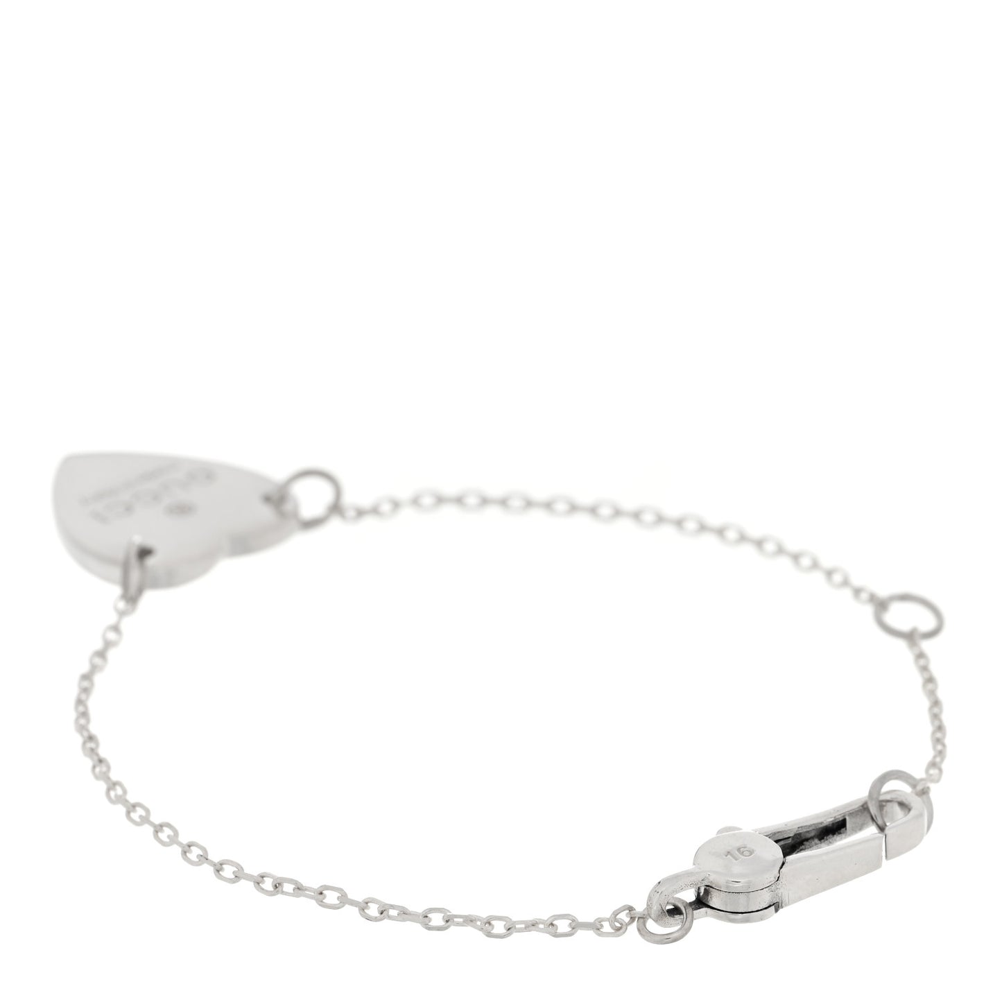 Sterling Silver Trademark Heart Bracelet