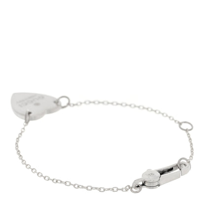 Gucci Sterling Silver Trademark Heart Bracelet 2 of 3