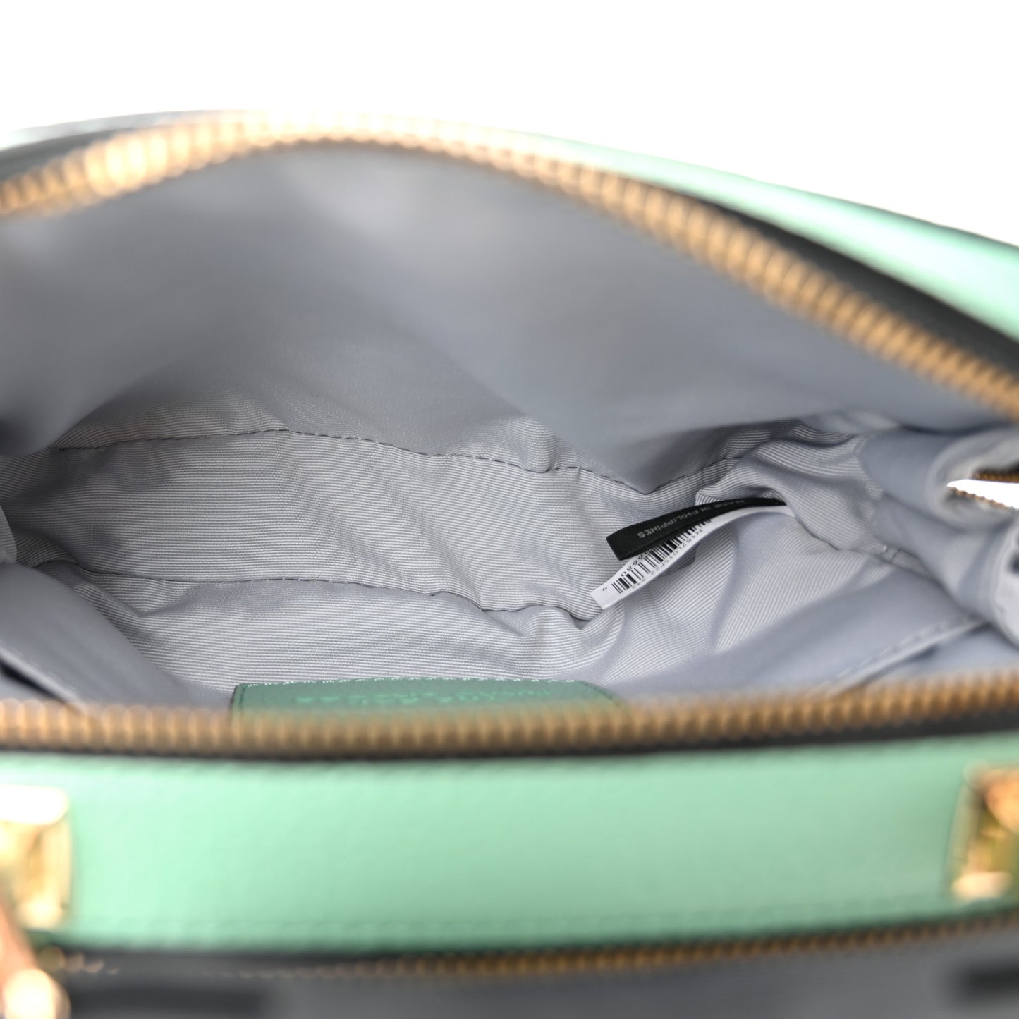 Calfskin Mini The Textured Box Bag Malachite