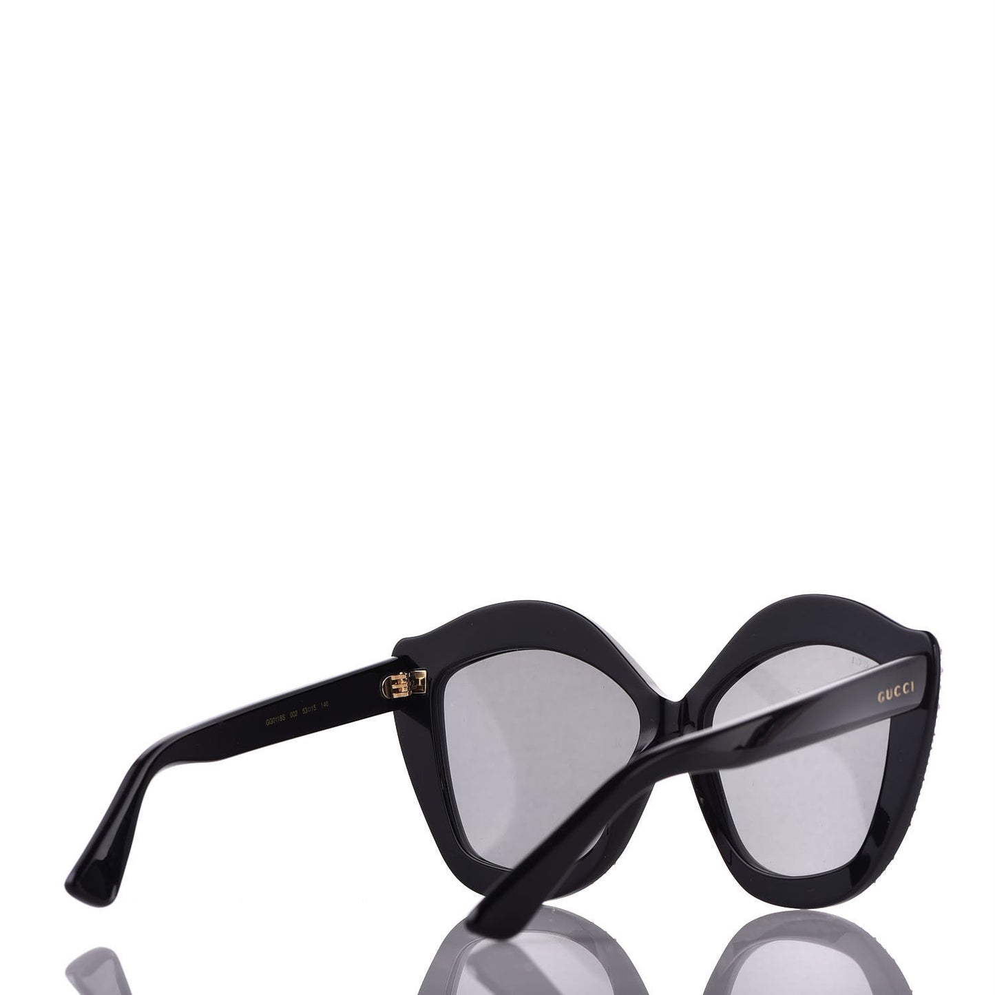 Crystal Cat Eye GG0118S Sunglasses Black