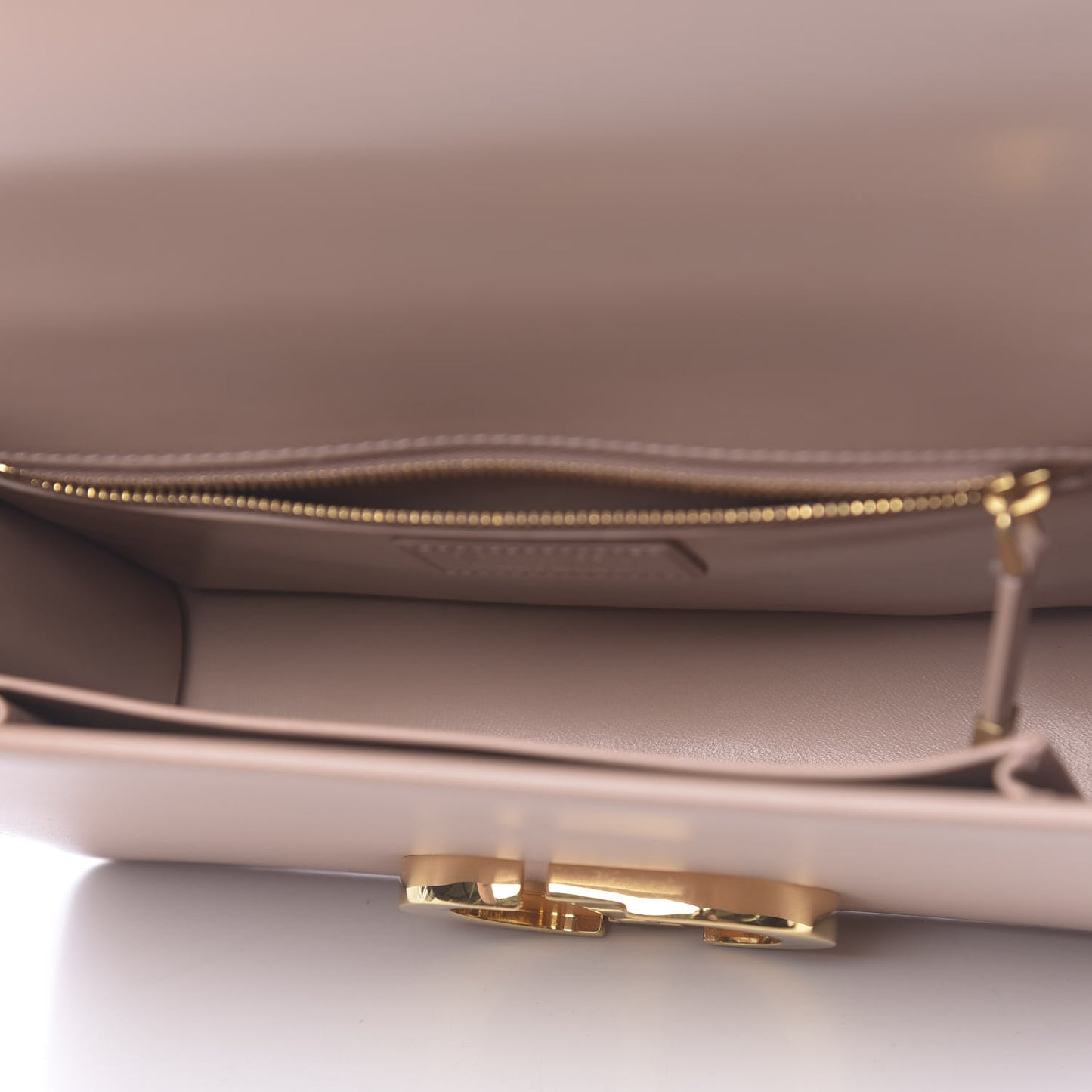 Calfskin 30 Montaigne Flap Bag Pale Pink
