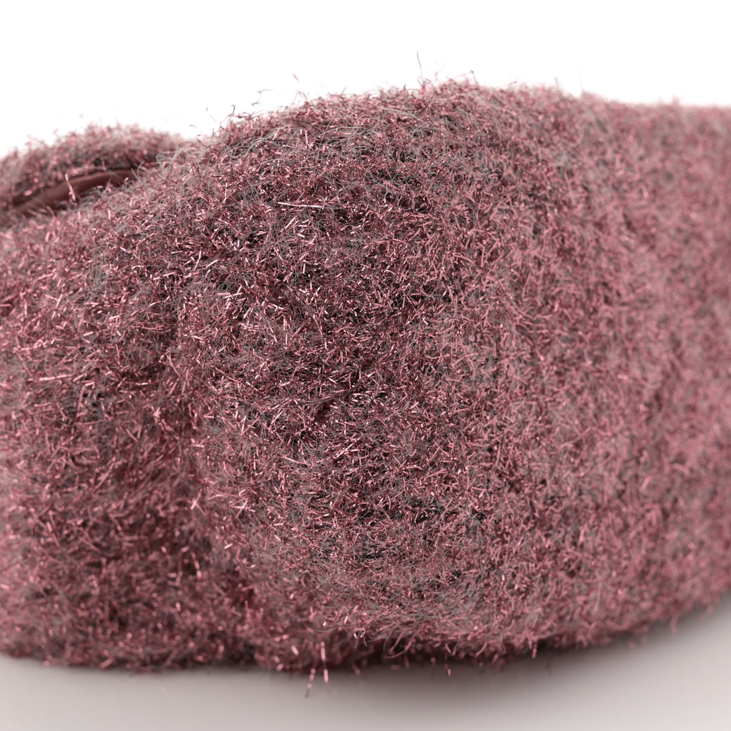 Lurex Knit Medium Pluto Glitter Flap Pink