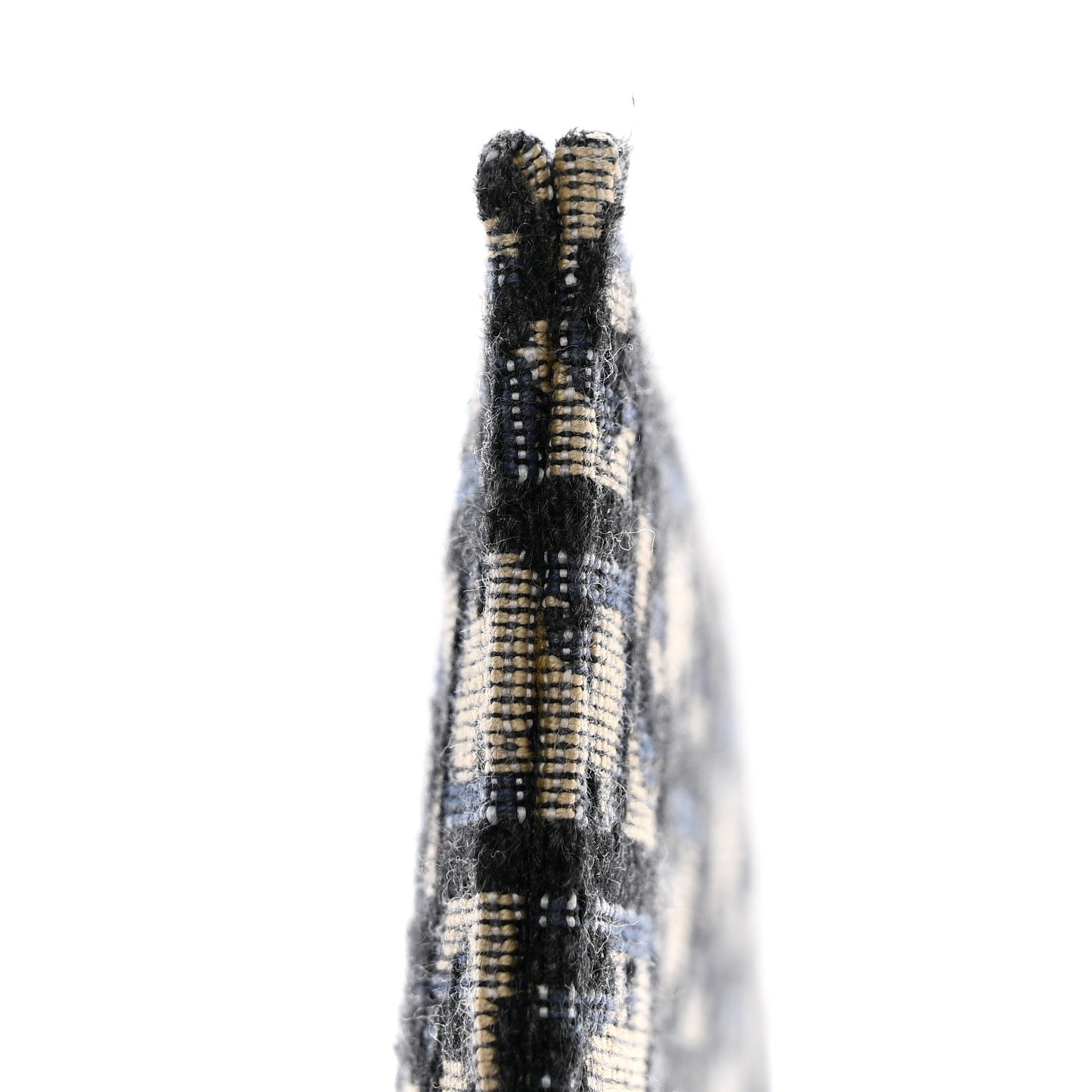 Oblique A4 Flat Pouch Clutch Blue