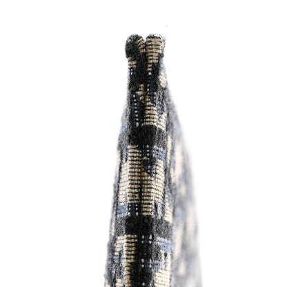 Christian Dior Oblique A4 Flat Pouch Clutch Blue 11 of 12