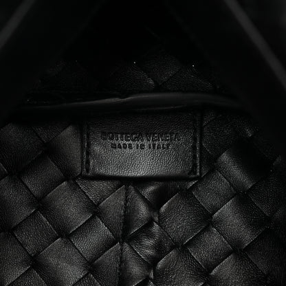 Bottega Veneta Nappa Intrecciato Tie Shoulder Bag Black 6 of 9