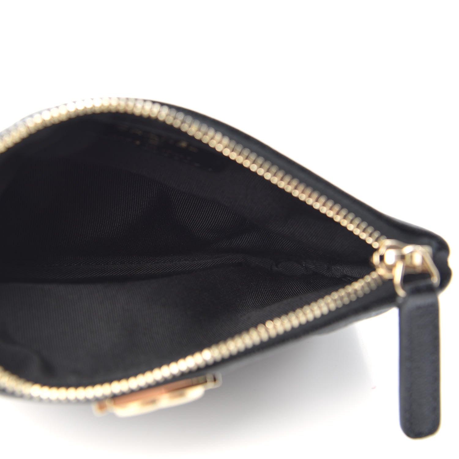Chanel Caviar Quilted Zipped Boy Pouch Black 5 of 7