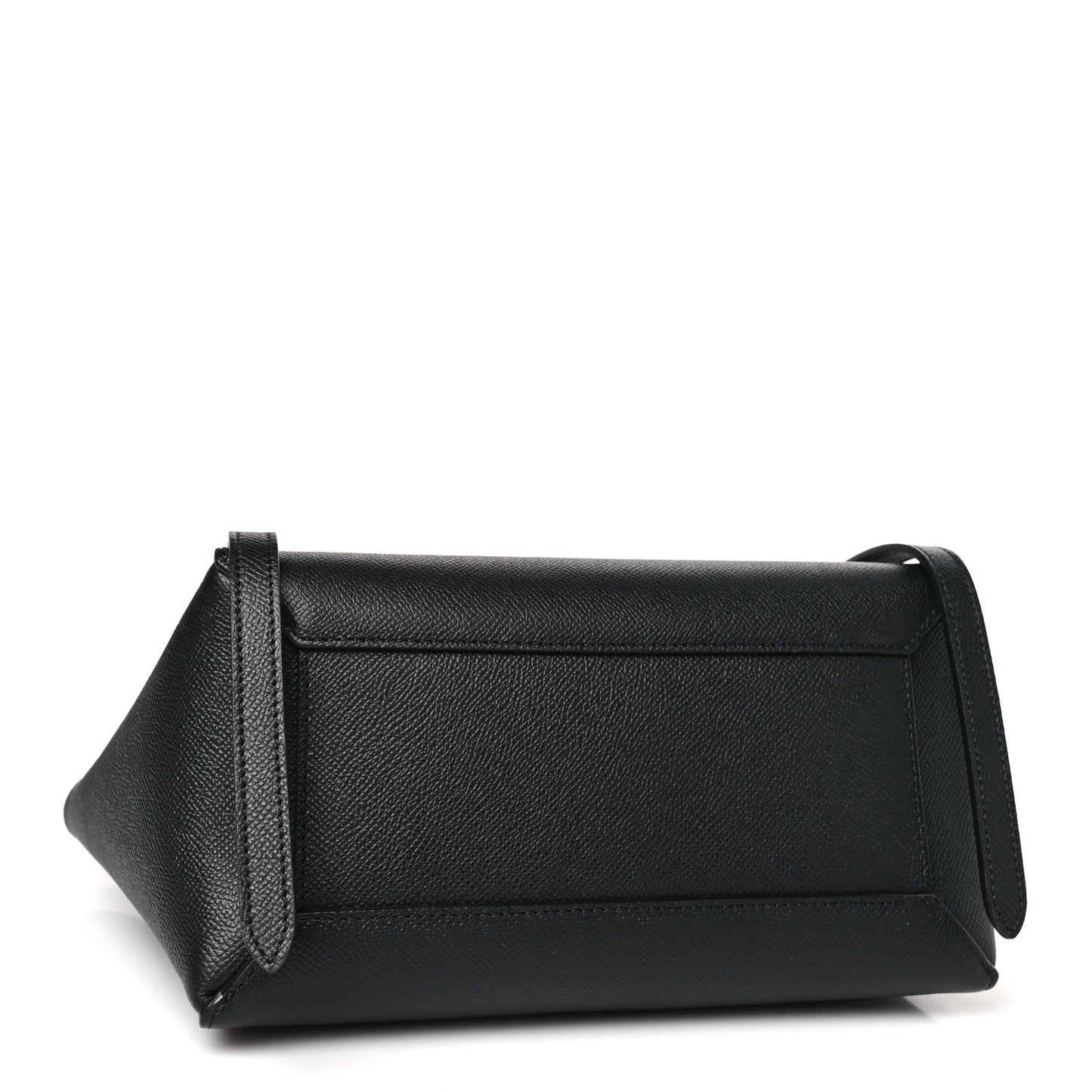 Grained Calfskin Micro Belt Bag Black
