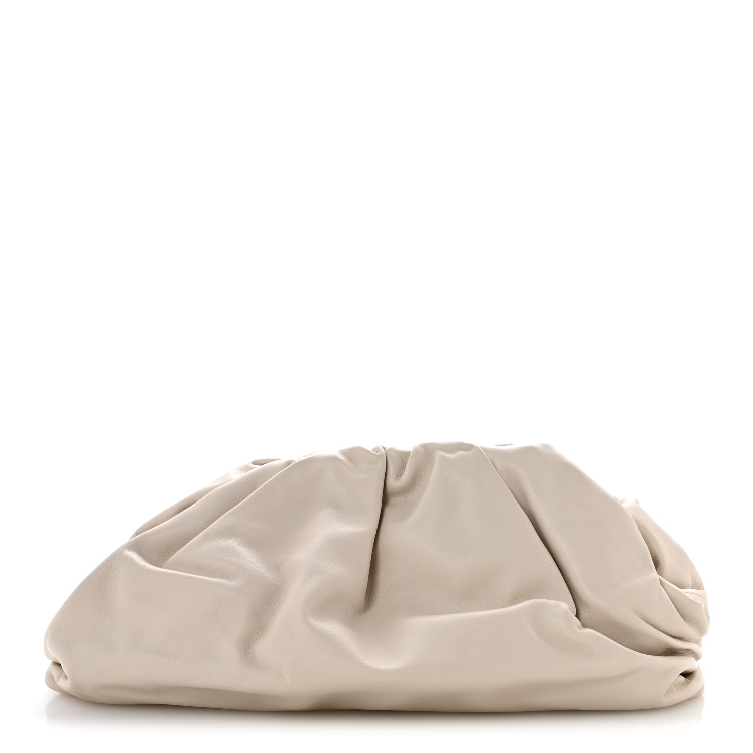 Bottega Veneta Smooth Butter Calf The Pouch Oversized Clutch Mist 1 of 10