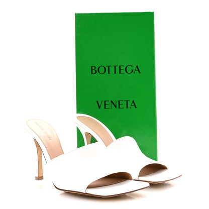 Bottega Veneta Lambskin Stretch Mule Sandals 40 Optic White 8 of 8