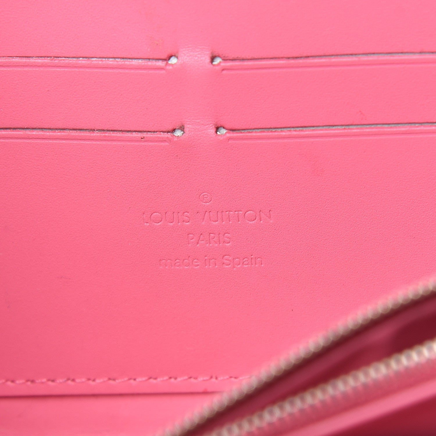 Louis Vuitton Vernis Zippy Wallet Framboise 7 of 13