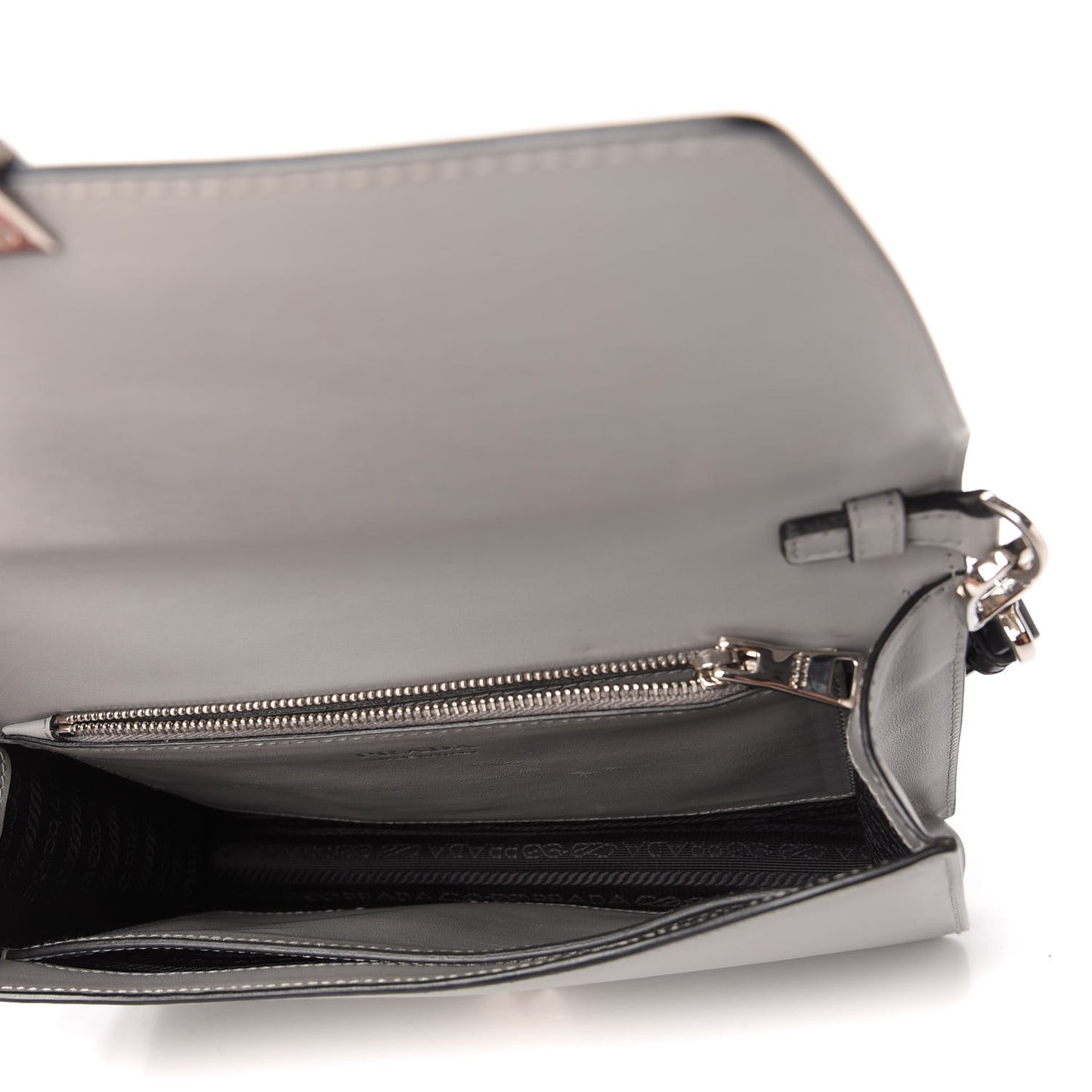 Saffiano City Calfskin Studded Large Elektra Shoulder Bag Nube