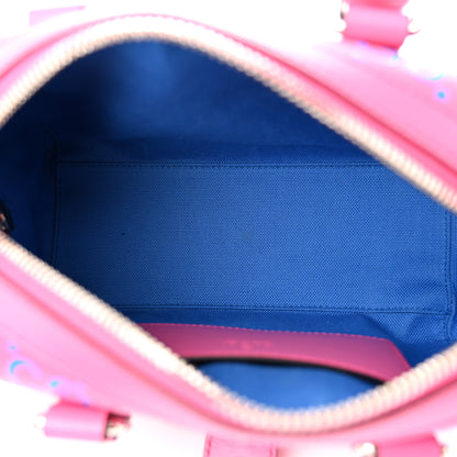 Gucci Calfskin GG Tennis Bi-Color Embossed Mini Duffle Bag Modern Fucsia Modern Blue 5 of 11