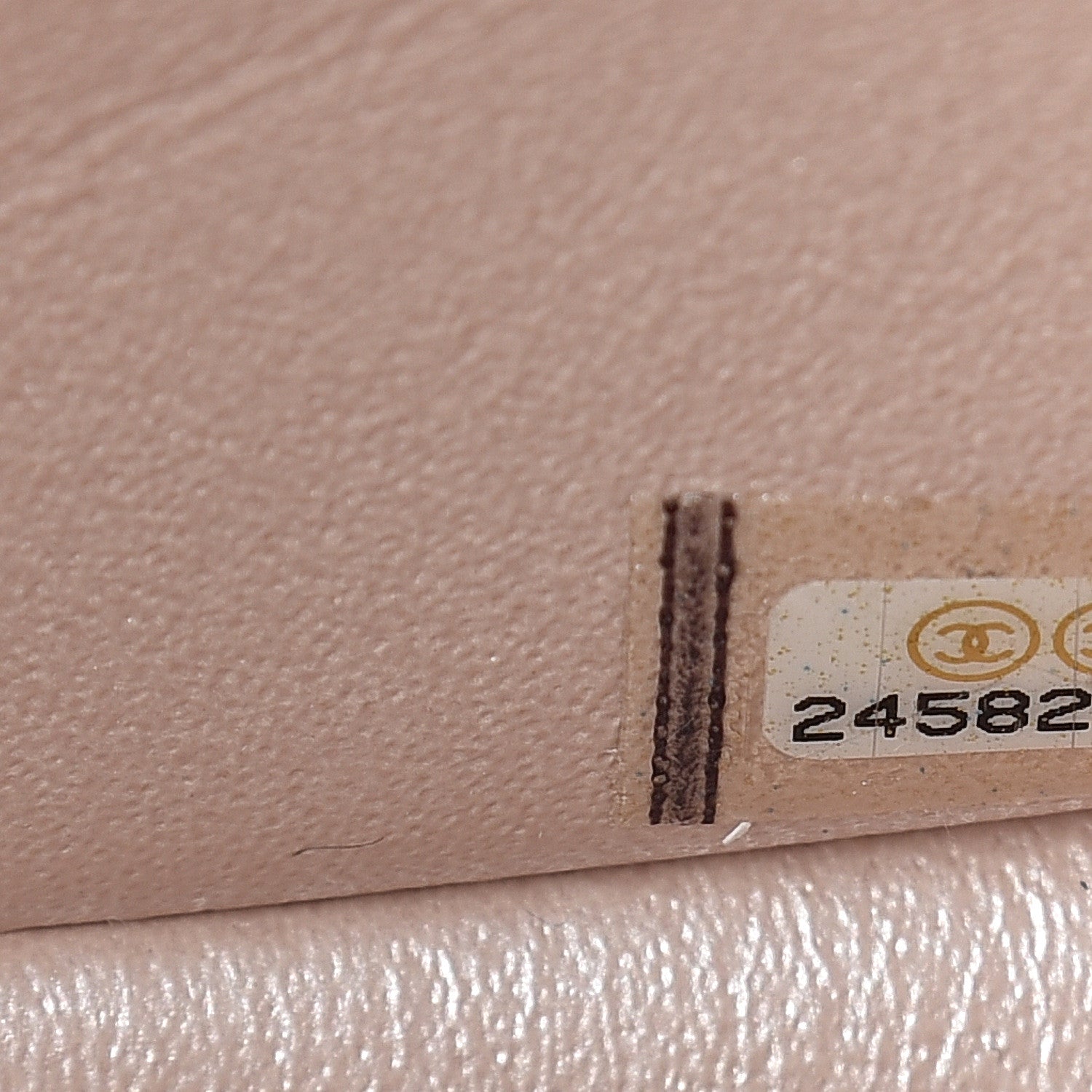 Chanel Iridescent Caviar Chevron Quilted Mini Rectangular Flap Light Gold 6 of 8