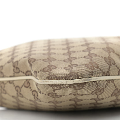 Gucci Monogram Medium New Britt Hobo Off White 7 of 11