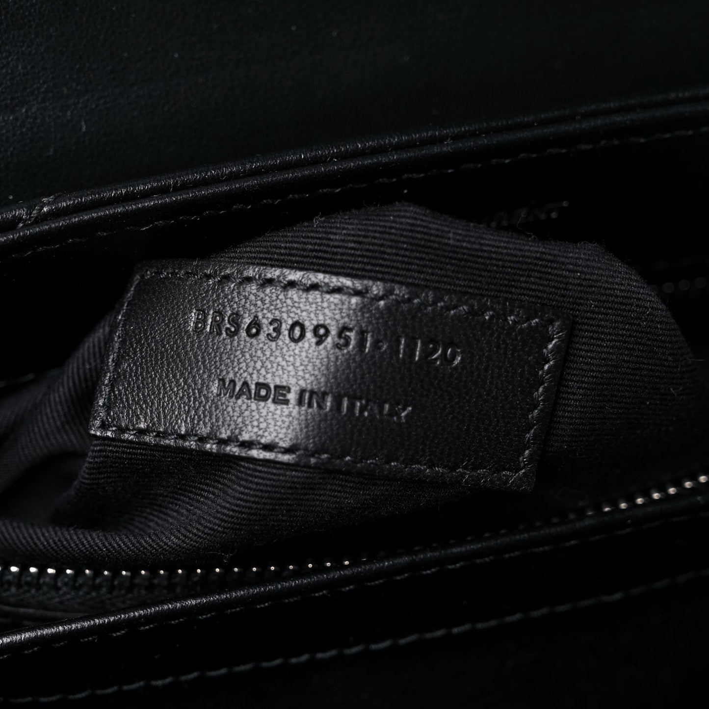 Calfskin Y Quilted Monogram Toy Loulou Crossbody Bag Black
